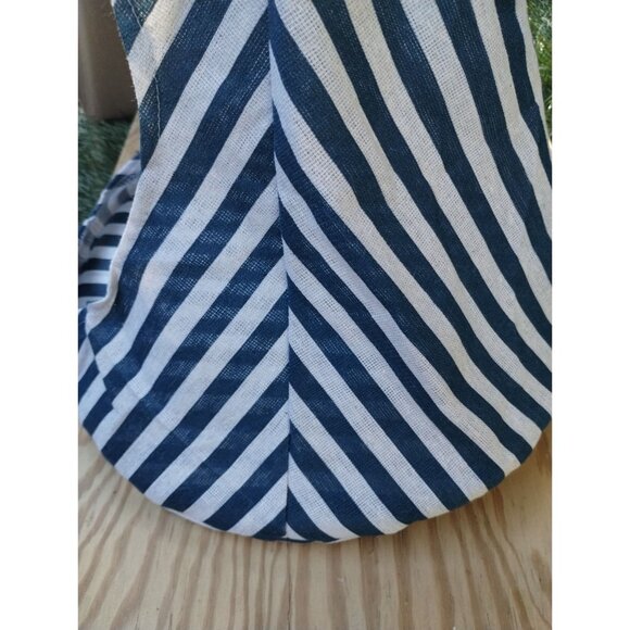 Small Cat Hammock Hanging Bed Blue White Striped - Picture 7 of 13